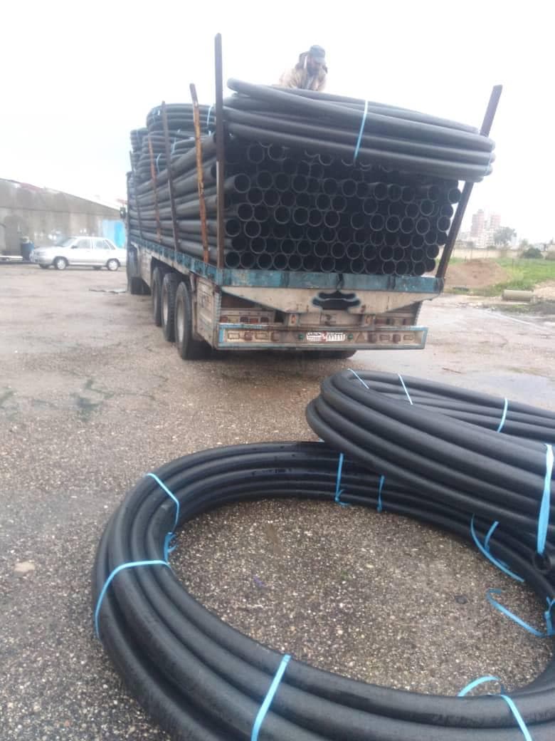 Corrugated HDPE drainage pipes for infrastructure projects Turkey to Syria